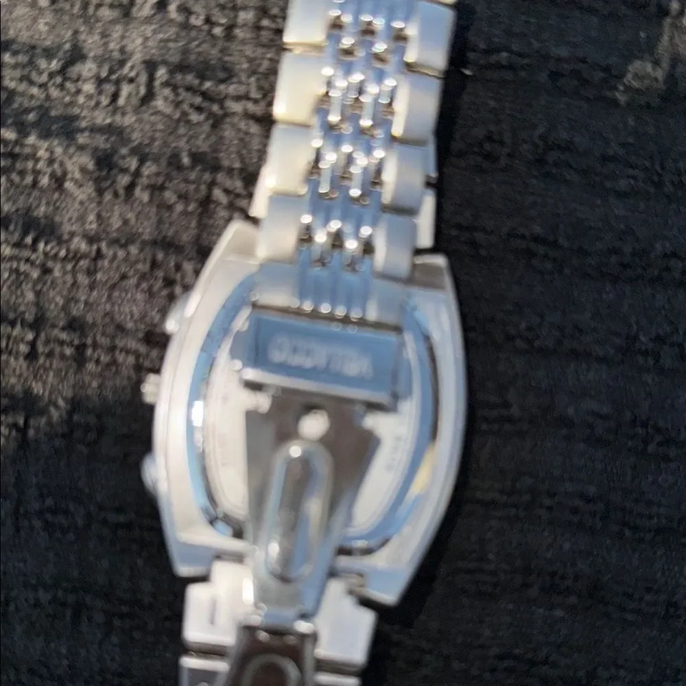 Vellaccio Silver Red Chronograph Watch